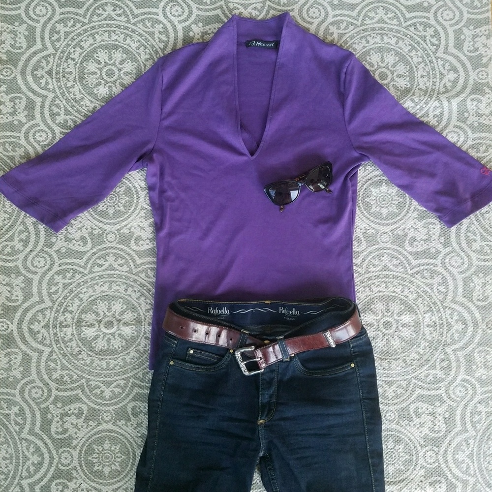 Purple Long sleeve Shirt